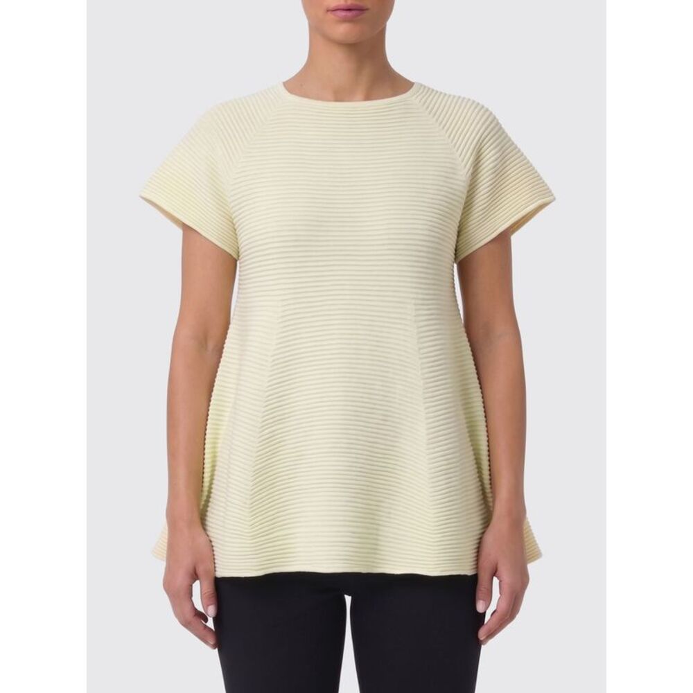 Issey Miyake Women Issey Miyake A-Line Short-Sleeved Jersey Mini Dress